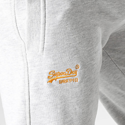 Pantalon Jogging Vintage Logo Embroidery M7011021A Gris Chiné