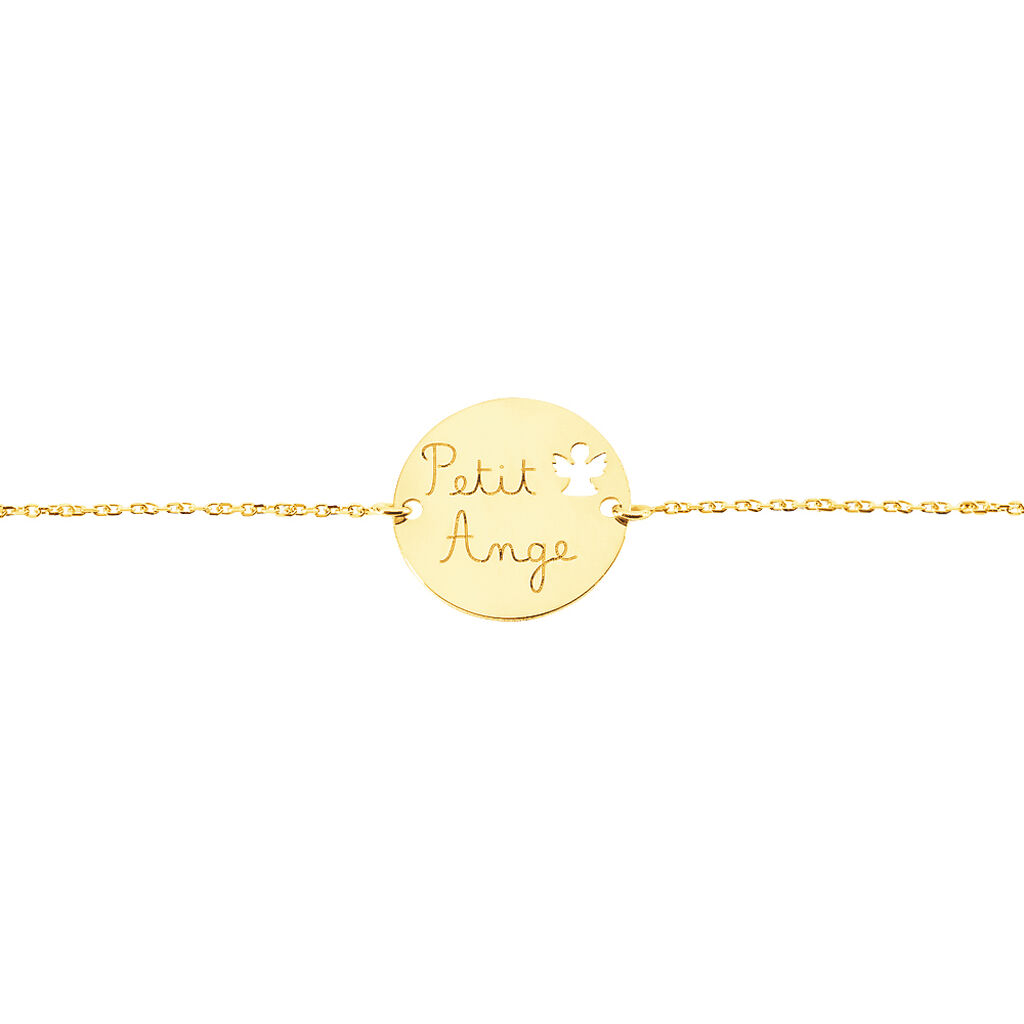 Bracelet Benedicte Message Or Jaune