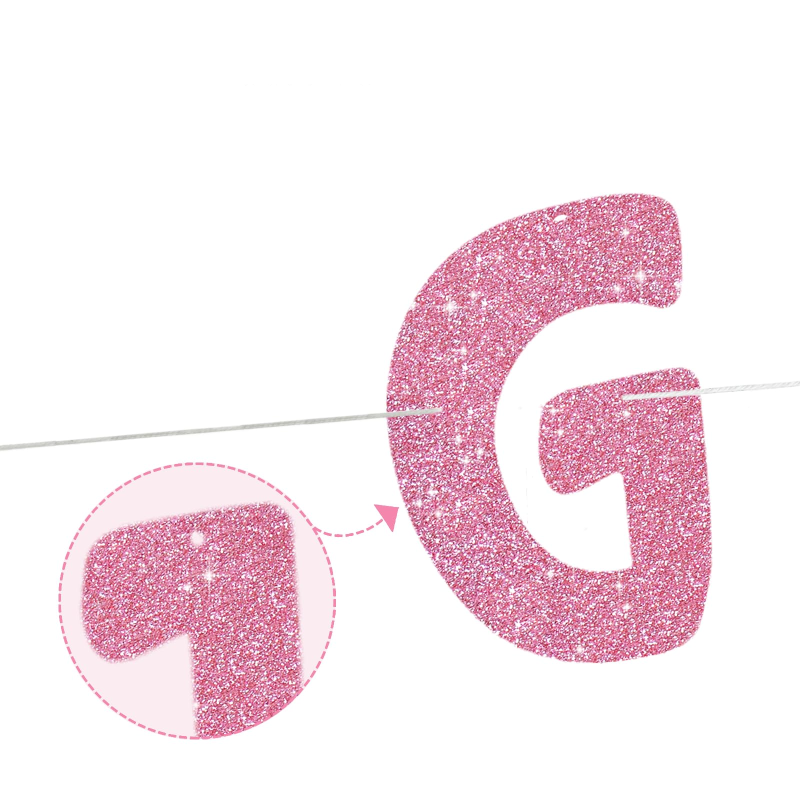 Junggesellinnenabschied Girlande Glitzer Party Dekoration Accessoire Banner - Girls / Gold