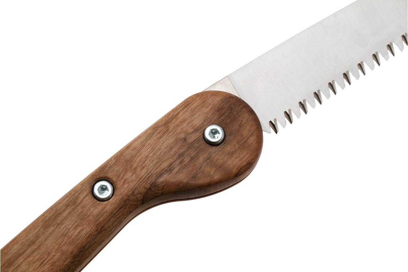 Woxna Ljusnan 113018 Foldable Saw, walnoothout, roestvast staal, vouwzaag, 18 cm