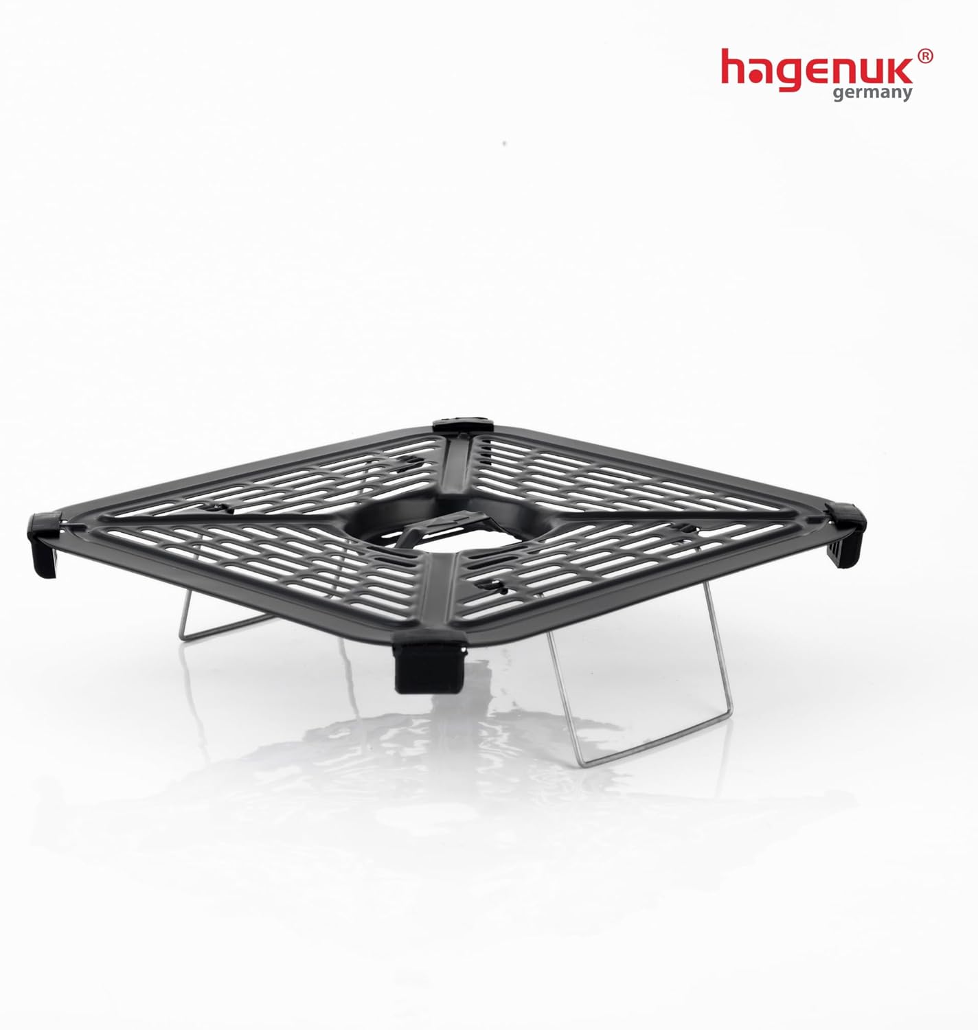 Premium Doppel-Heißluftfritteuse 2×5,5L mit Sichtfenster, 10 Programmen, Grill-Einsatz, Touchdisplay, Sync-Match-Funktion, 2800W, Modell DAF 2800.12 Designed in Germany