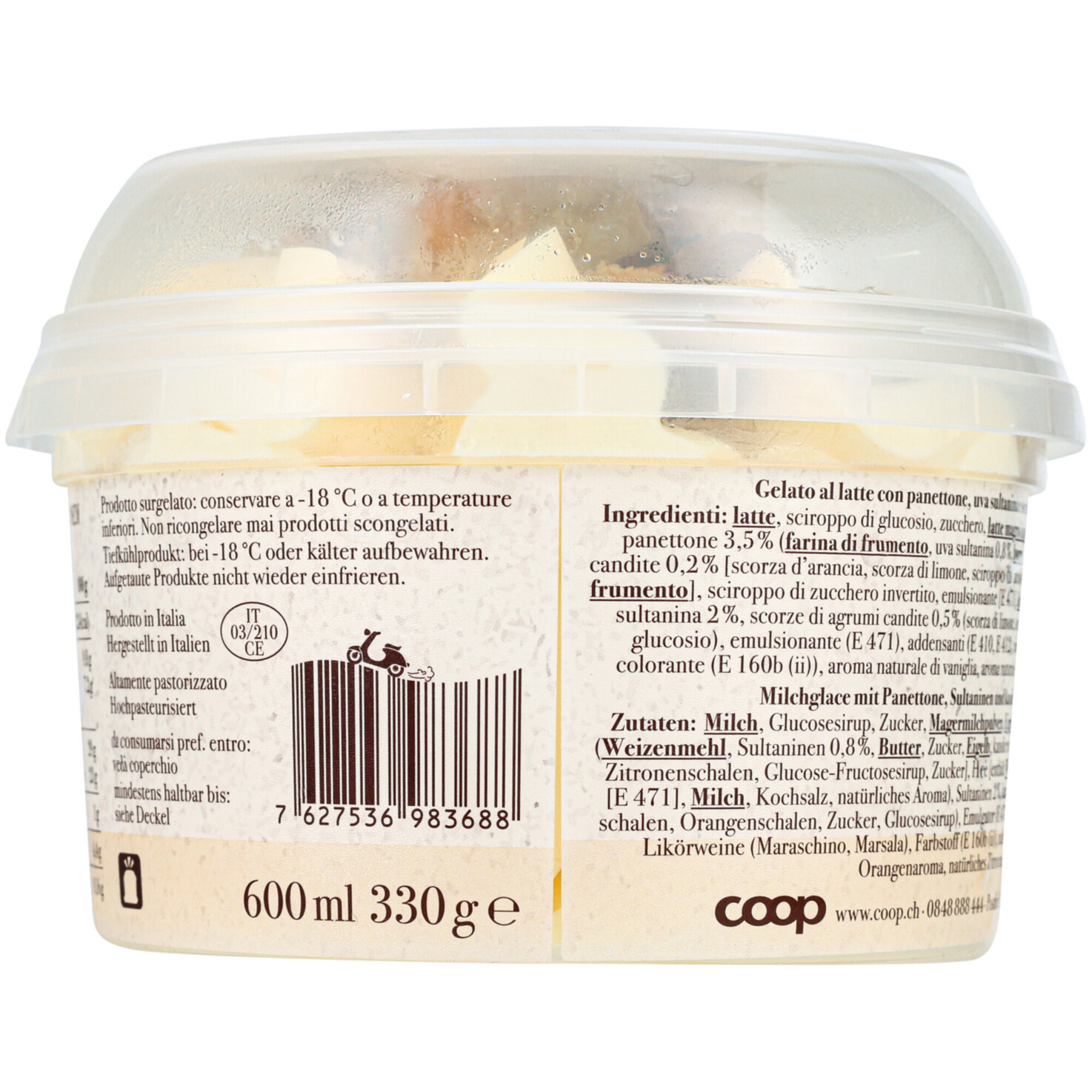 Sapori Gelato Panettone