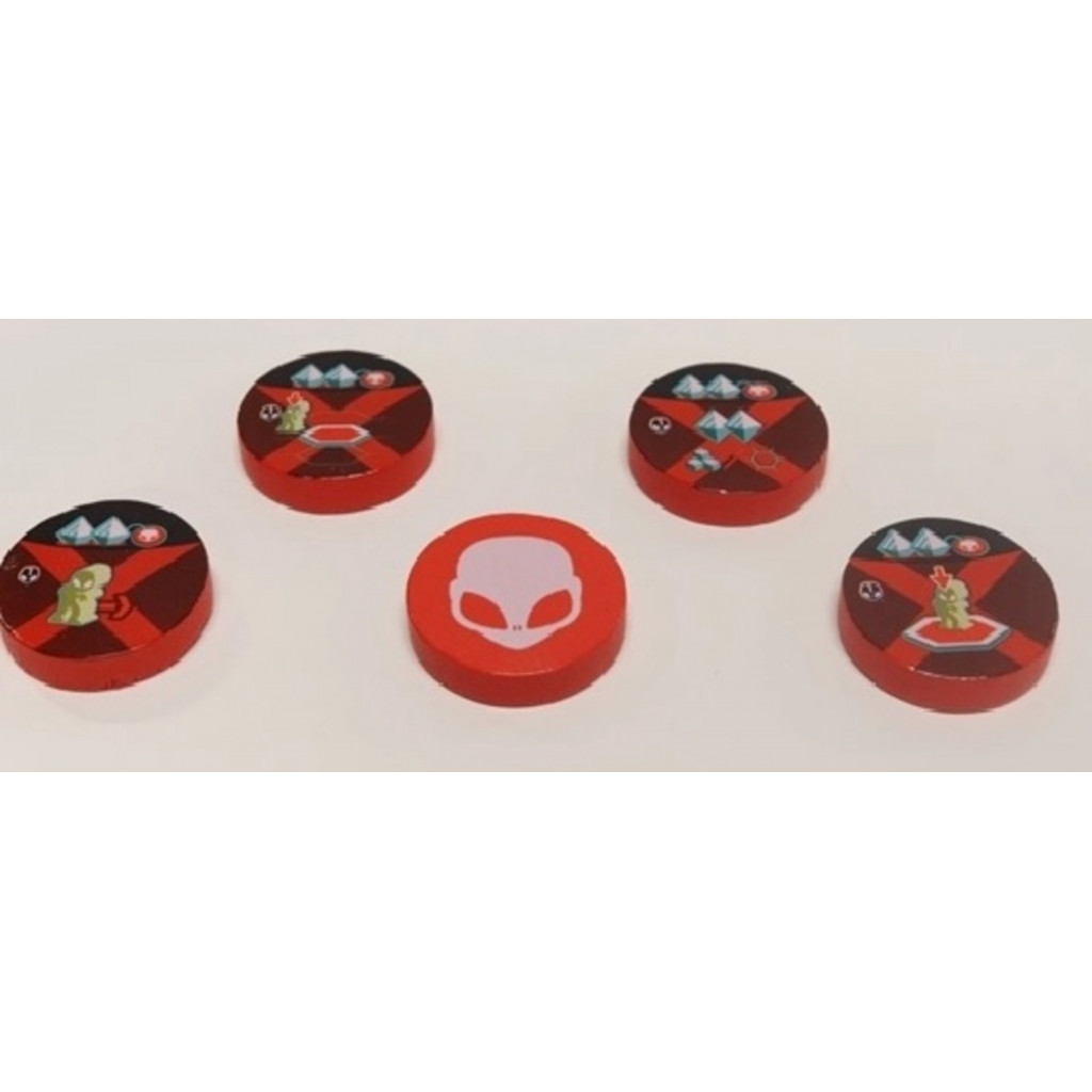 On Mars : Alien Invasion - Action Tokens