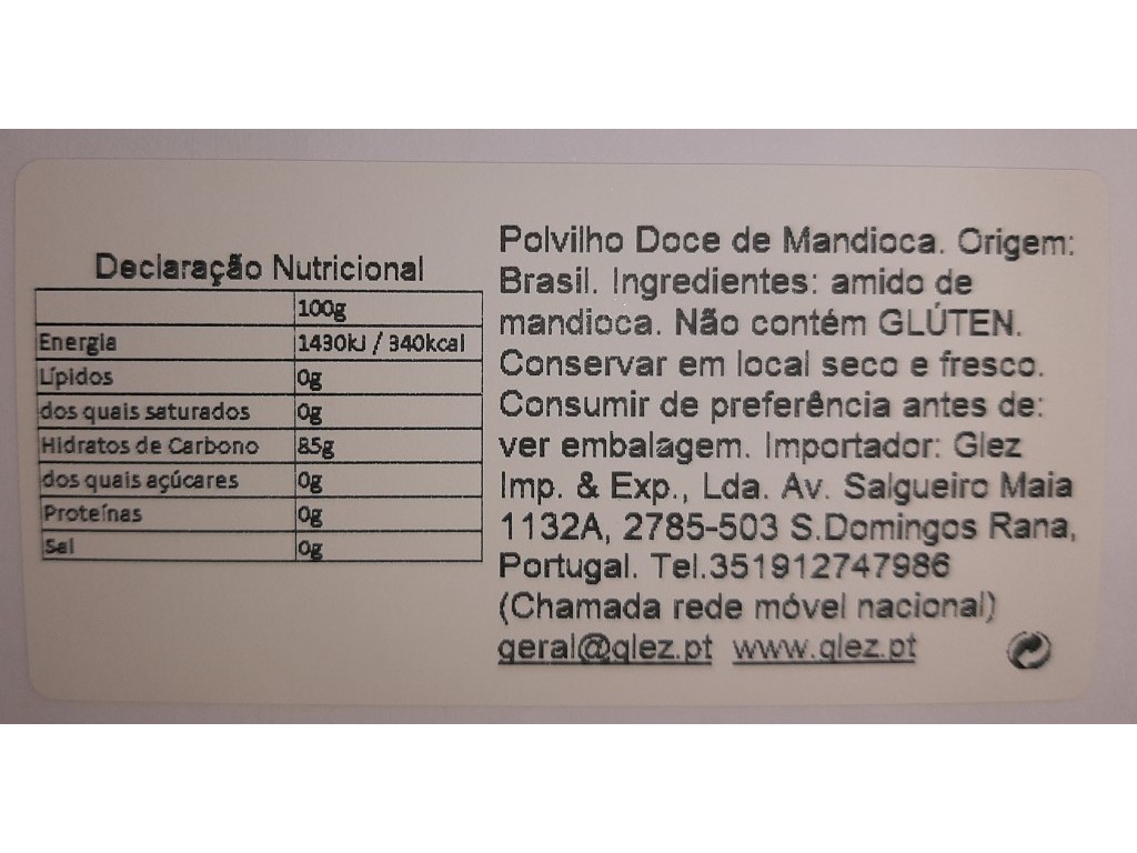 POLVILHO YOKI DOCE 500G