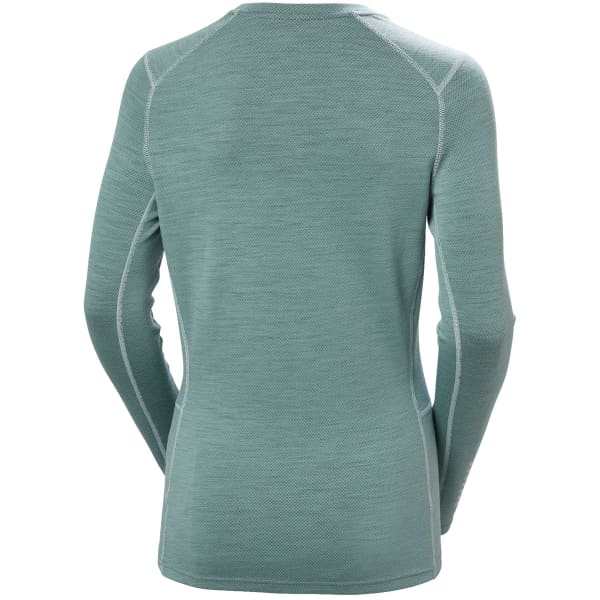 T-shirt thermique HELLY HANSEN W LIFA MERINO MIDW GRA CREW CACTUS STAR PIXEL AOP