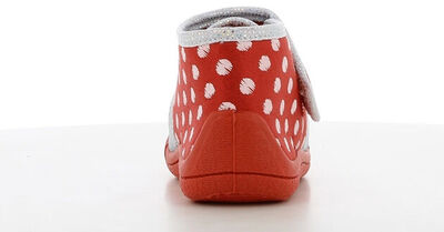 Disney Minni Mus Tøfler, Red/Light Grey