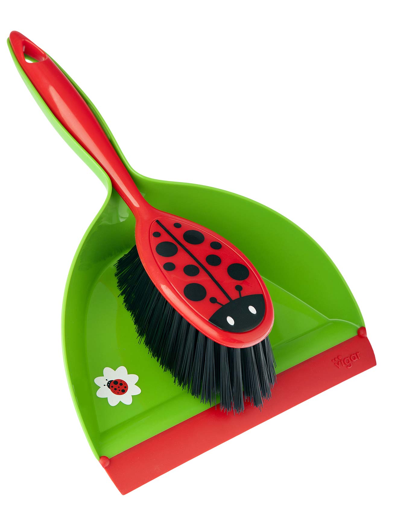 Pelle et balayette coccinelle