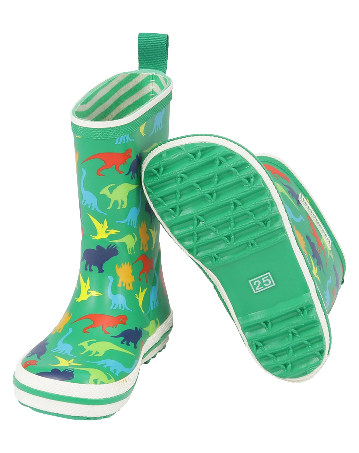 Gummistiefel CHARLY HIGH DINO in grün