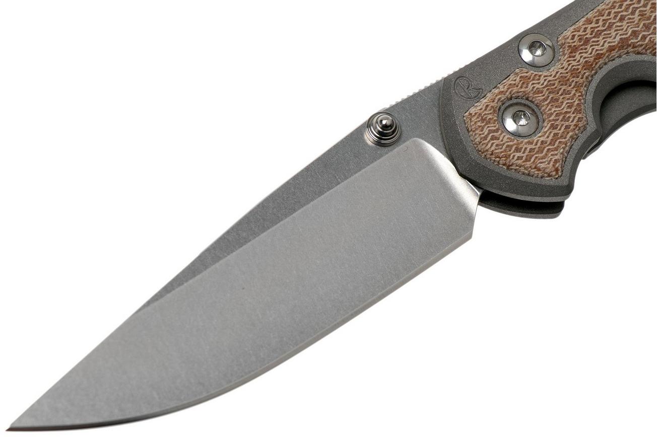 Chris Reeve Sebenza 31 Small Natural Micarta inlay S31-1212 zakmes