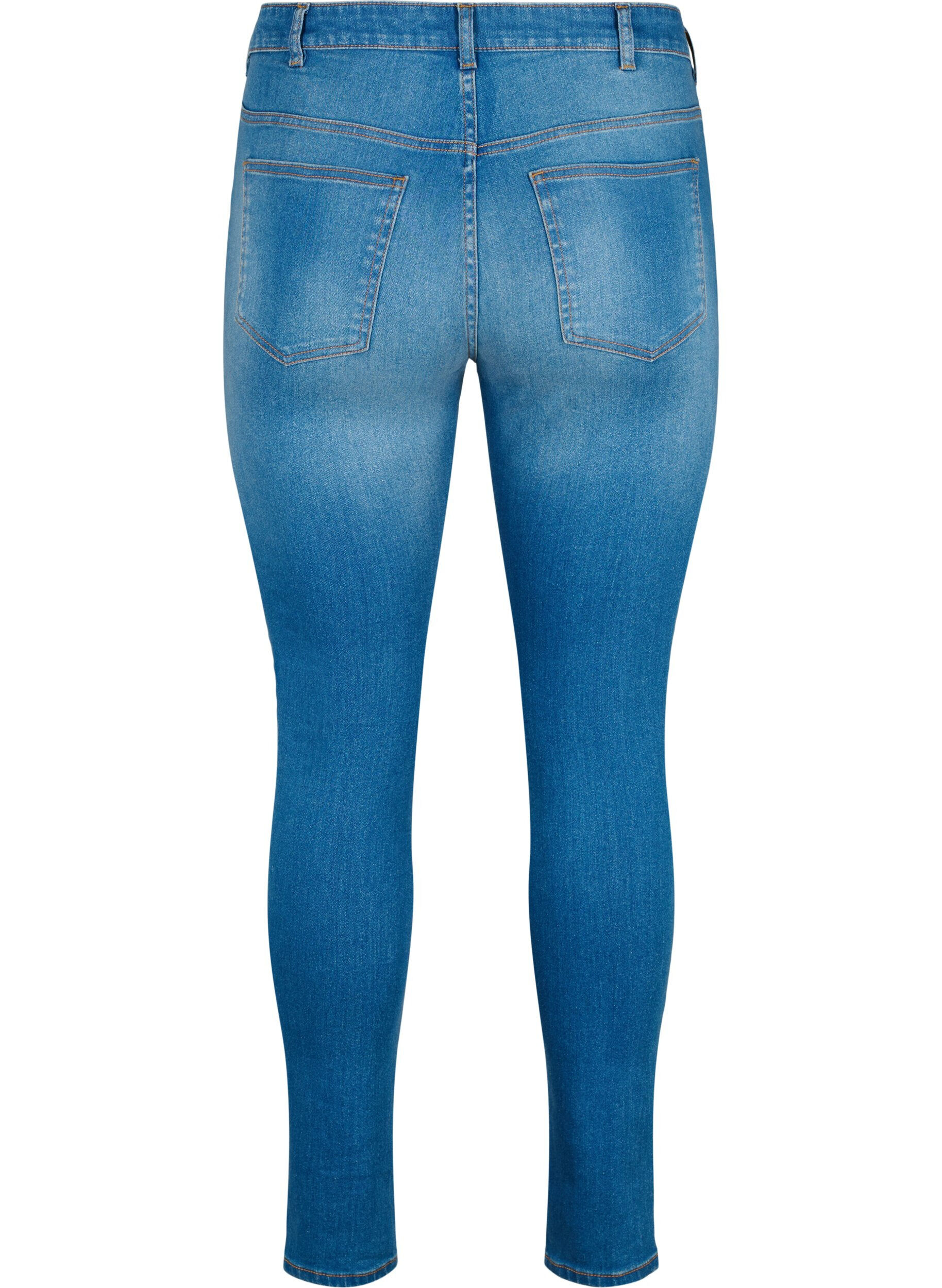 Super slim Sanna jeans med slid