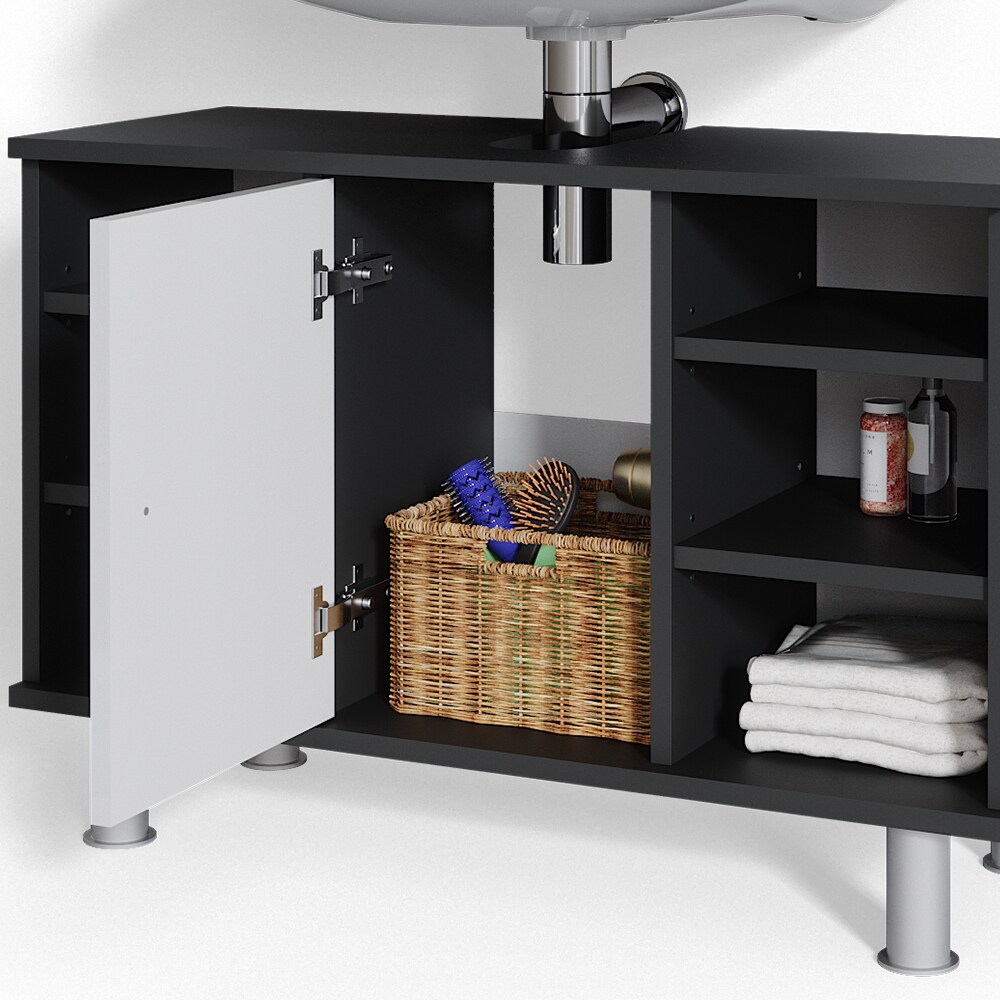 Vicco Waschtischunterschrank Fynn Badschrank Waschbeckenunterschrank Waschtisch