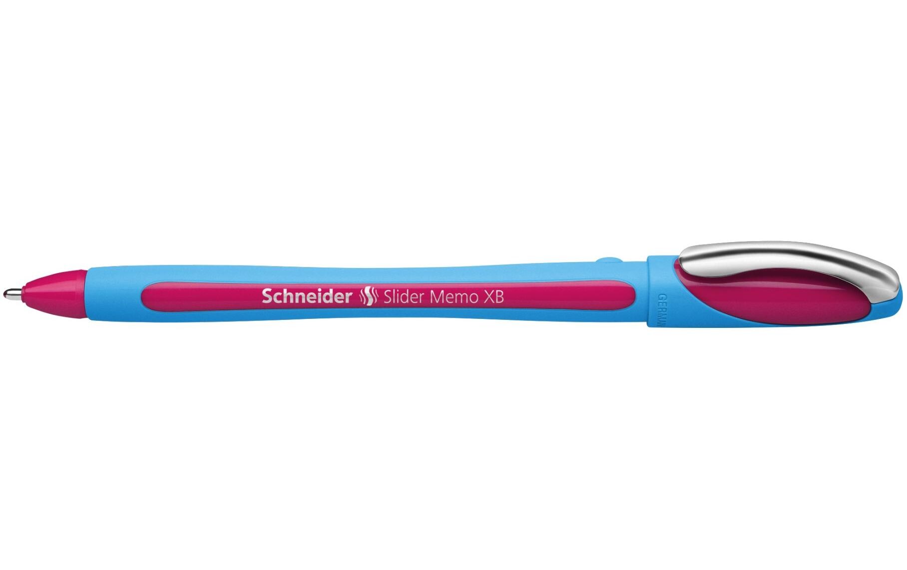 Kugelschreiber Slider Memo Blau/Rosa, 1 StückKugelschreiber mit Kappe