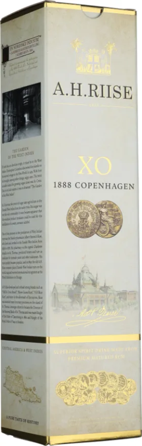 A.H. RIISE 1888 COPENHAGEN GOLD MEDAL RUM 70CL