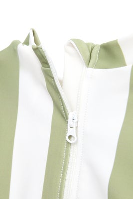 Nordbjörn Sandsjön UV-Badedrakt, Green Stripe