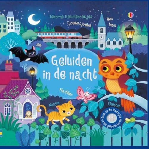 Uitgeverij usborne geluidenboek geluiden in de nacht