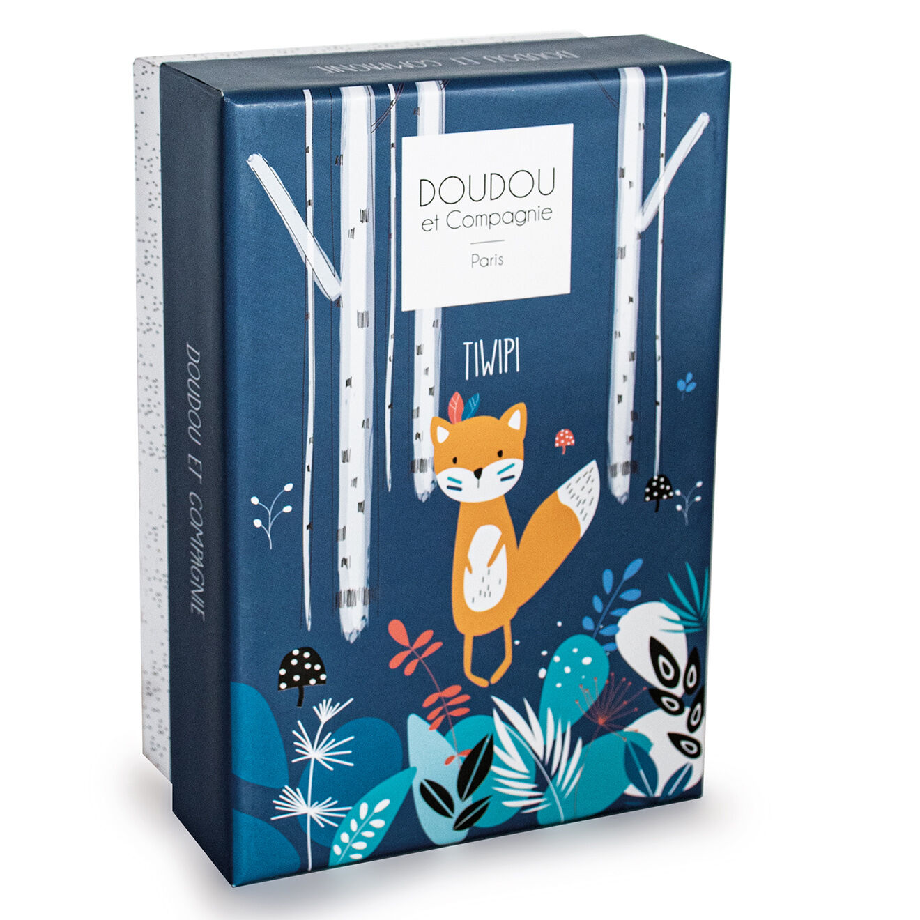 Doudou et Compagnie Renard avec mouchoir orange