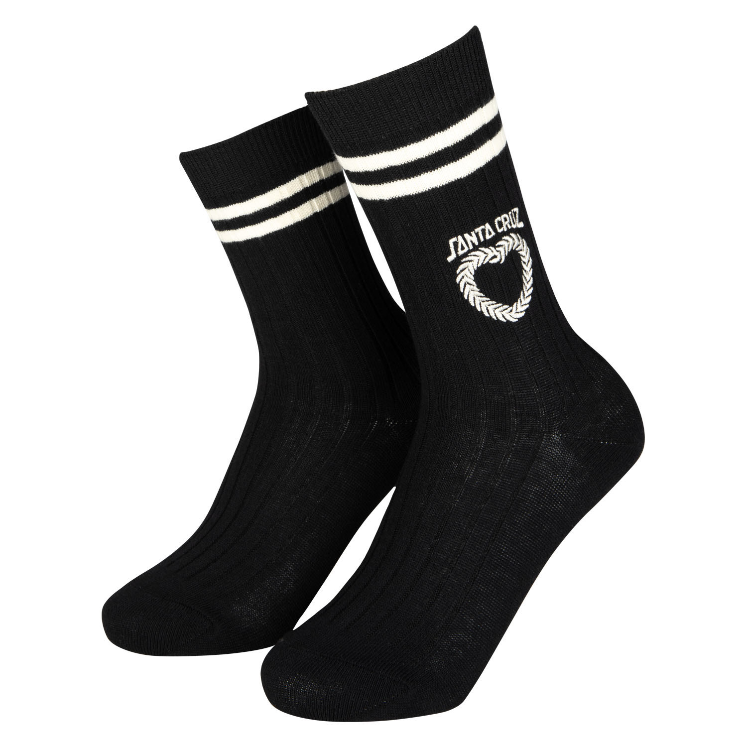 Santa Cruz Oregon Sock 2Pack White / Black