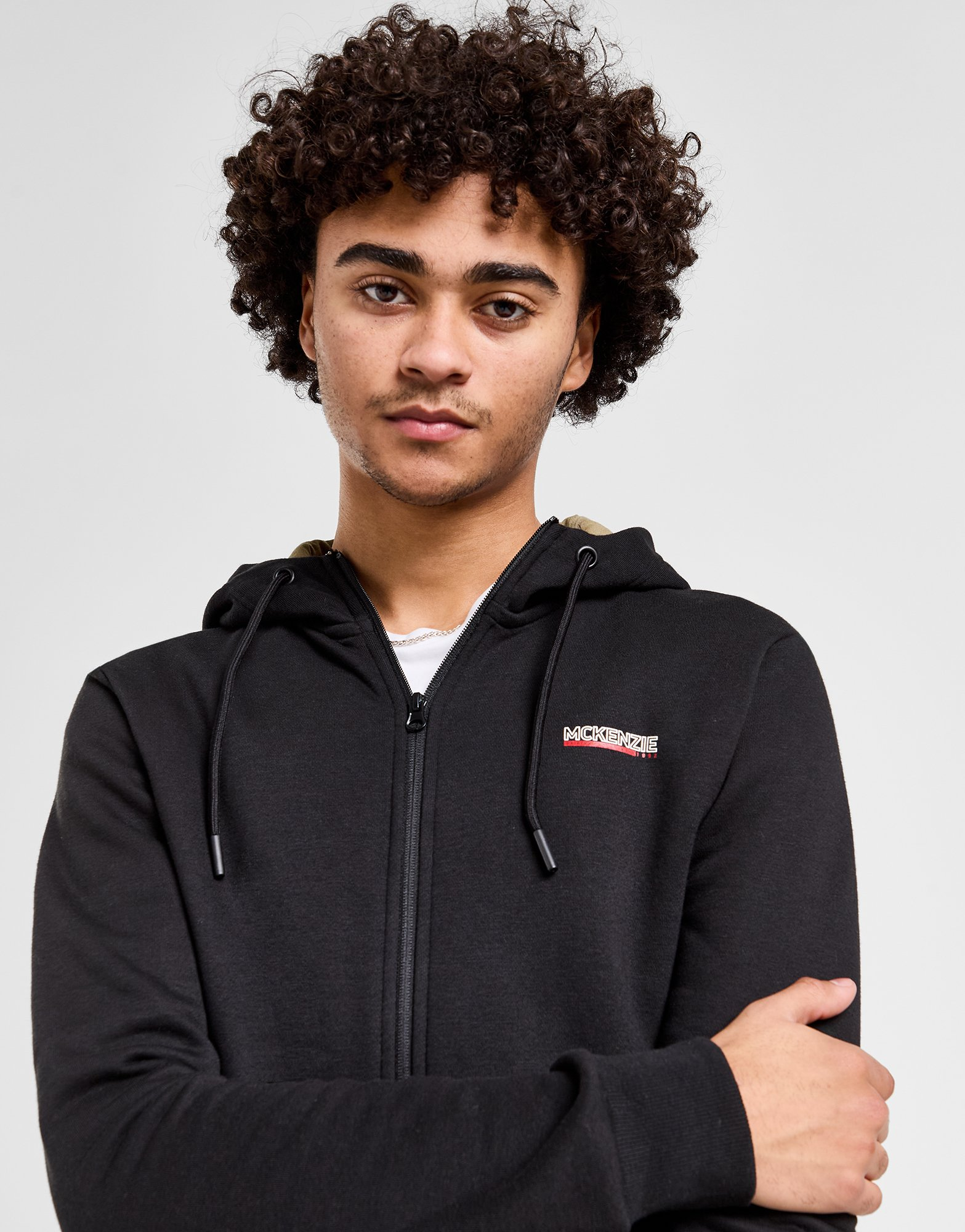 McKenzie Sweat à Capuche Zippé Oversized Essential Homme