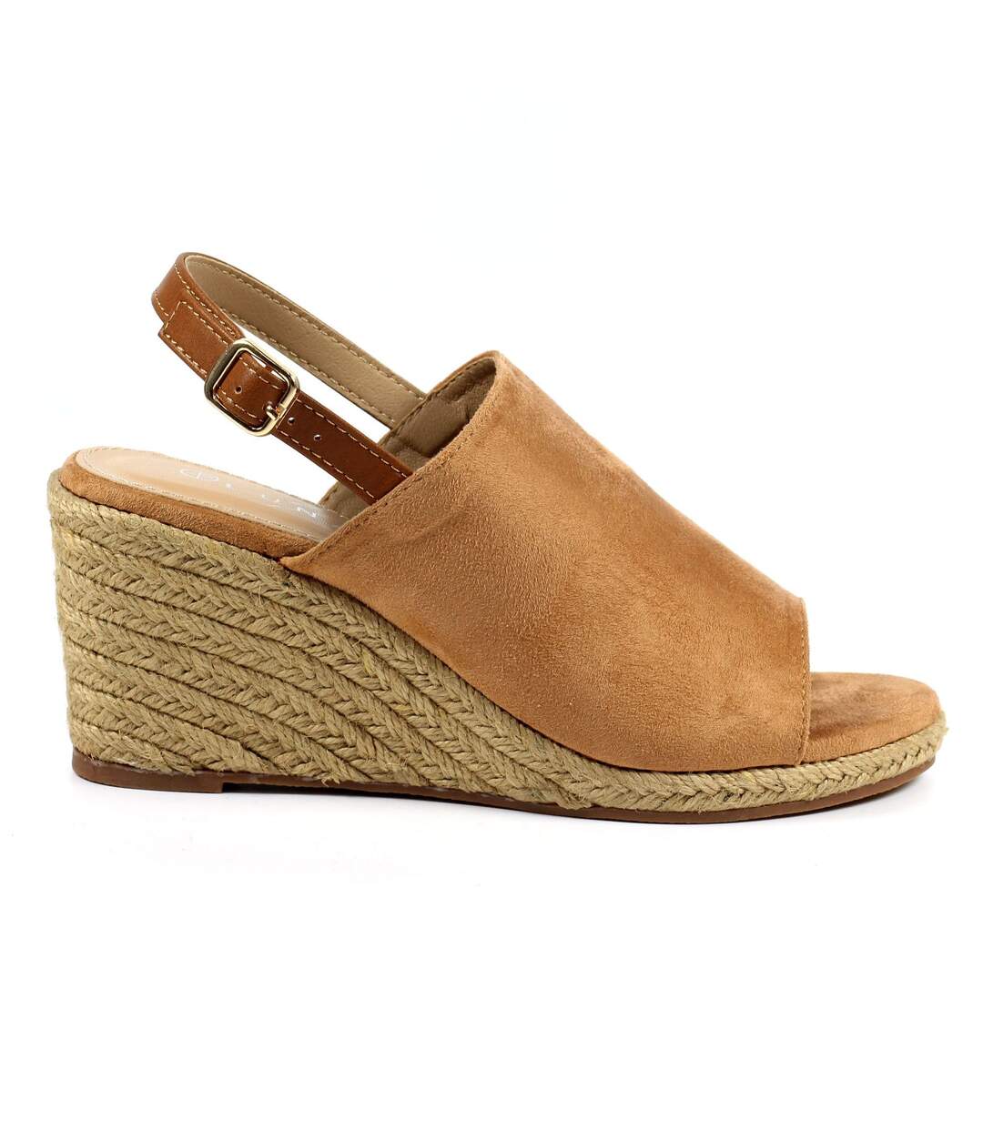 Lunar - Sandales à talons compensés EMBLETON - Femme (Brun-beige) - UTGS543