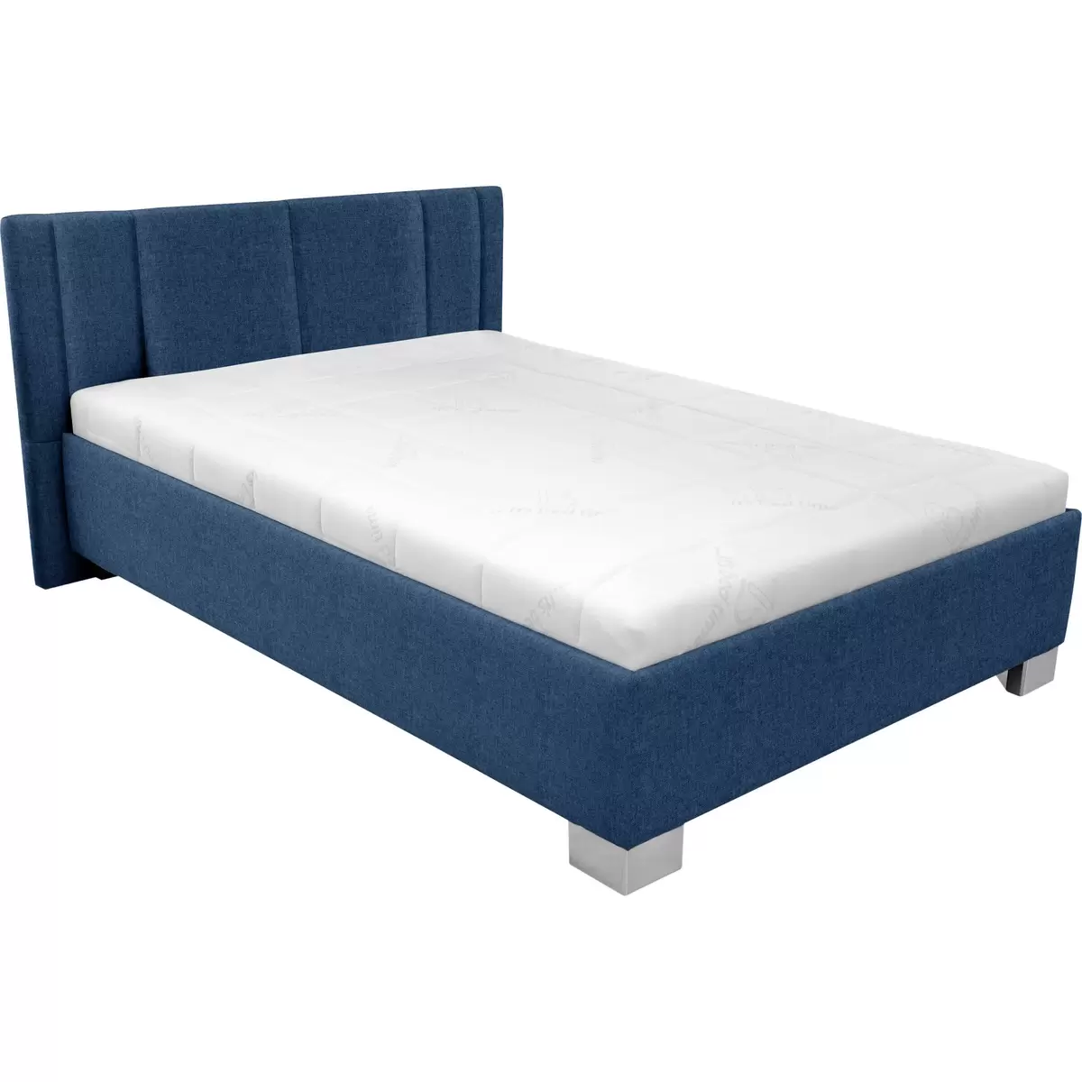 Polsterbett Stilo 140 x 200 dunkelblau