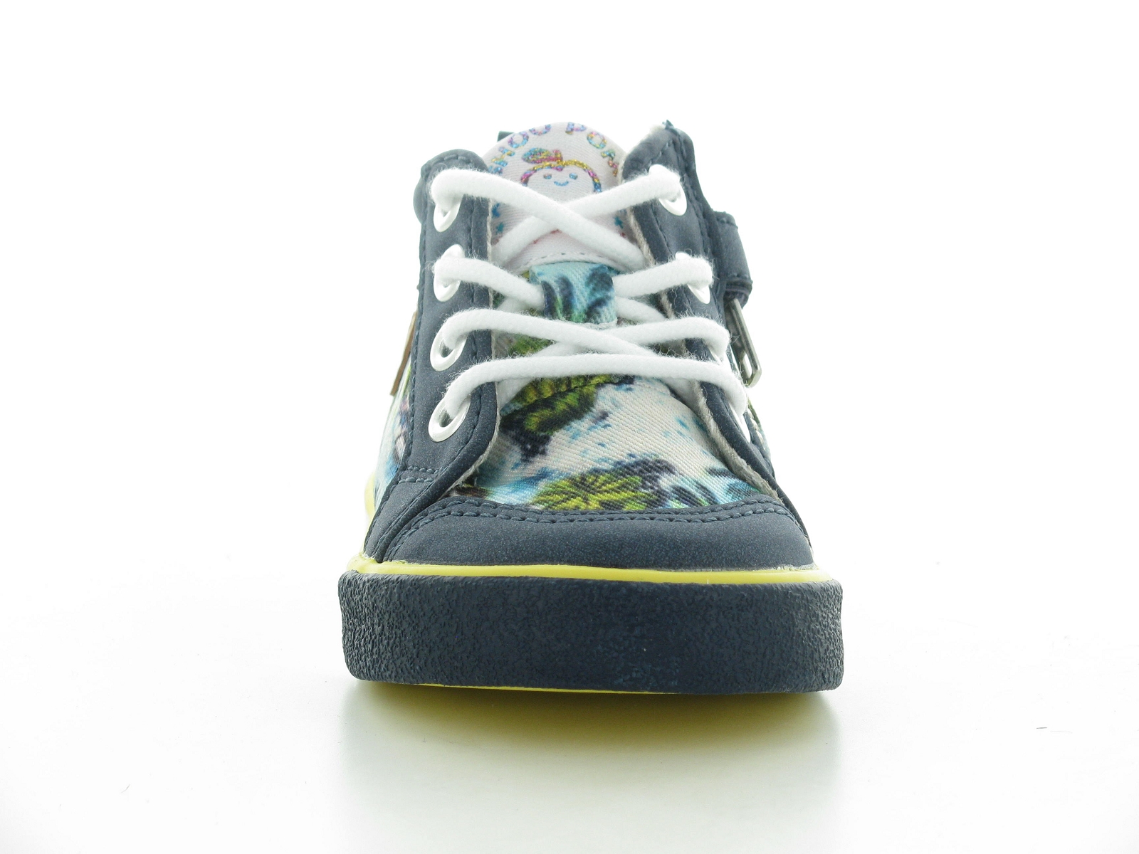Shoopom-BB ZIP BASKET PRINT Matières combinées Multi Bleu