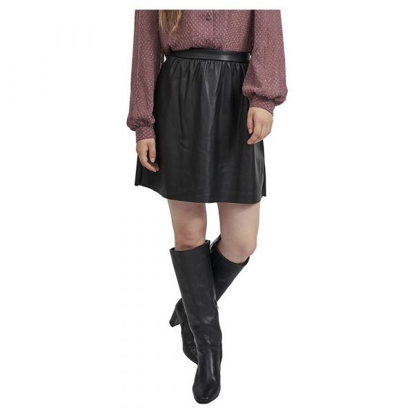 Vila Pen Skirt Preto XS Mulher