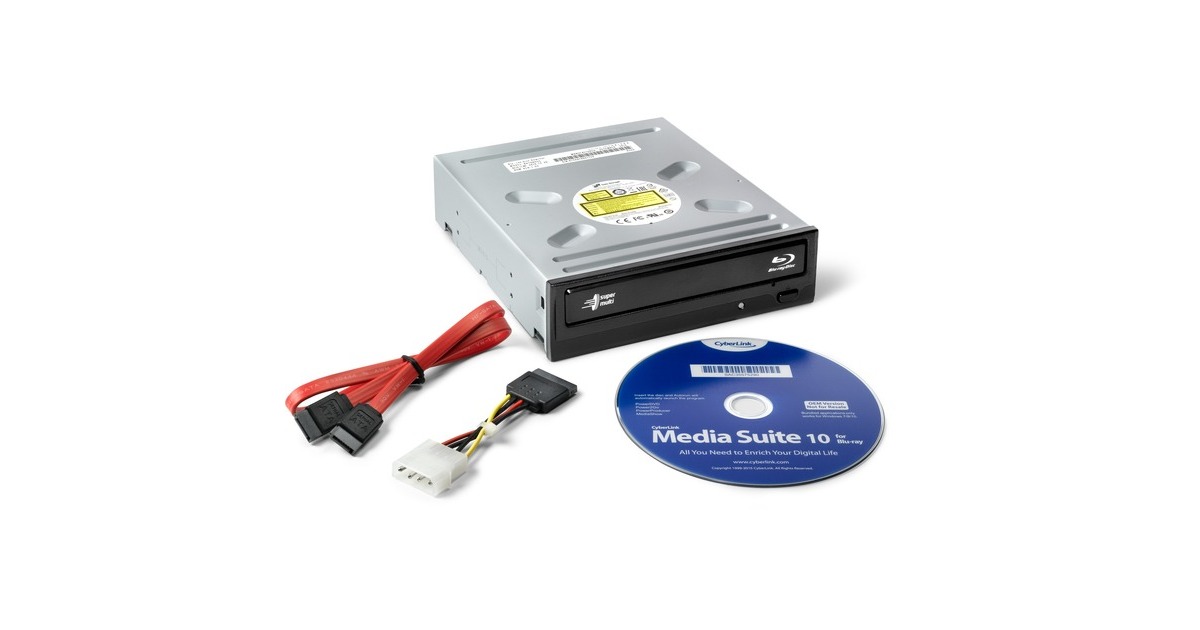 Hitachi-LG Data StorageBH16NS55 blu-ray brander  (Zwart, M-Disc, Retail)