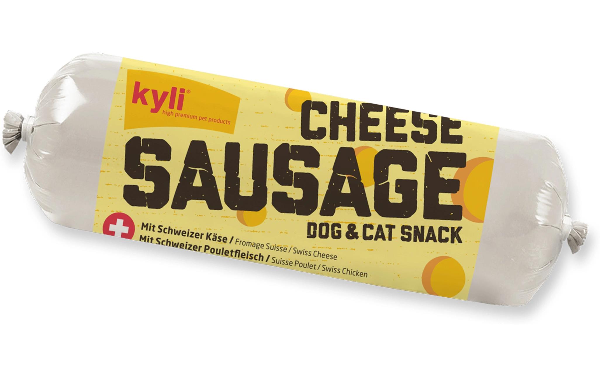 Leckerli CheeseSausage, 120 gErgänzungsfuttermittel für Hunde und Katzen