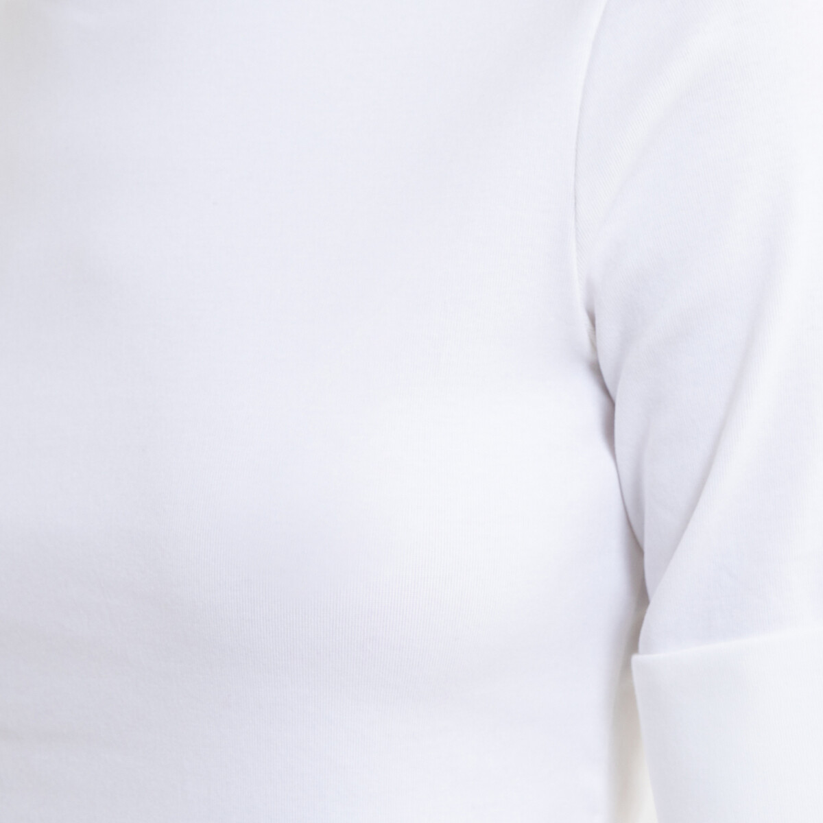 LAUREN RALPH LAUREN<br>Camiseta com decote canoa e mangas curtas