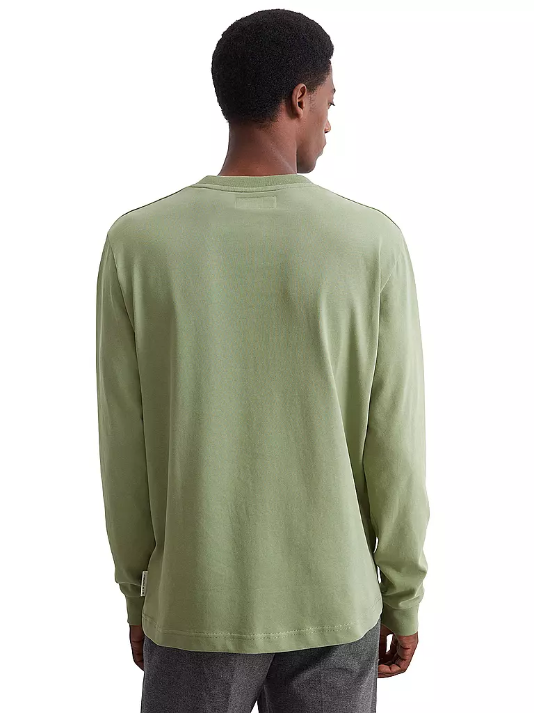 MARC O'POLO Langarmshirt braun