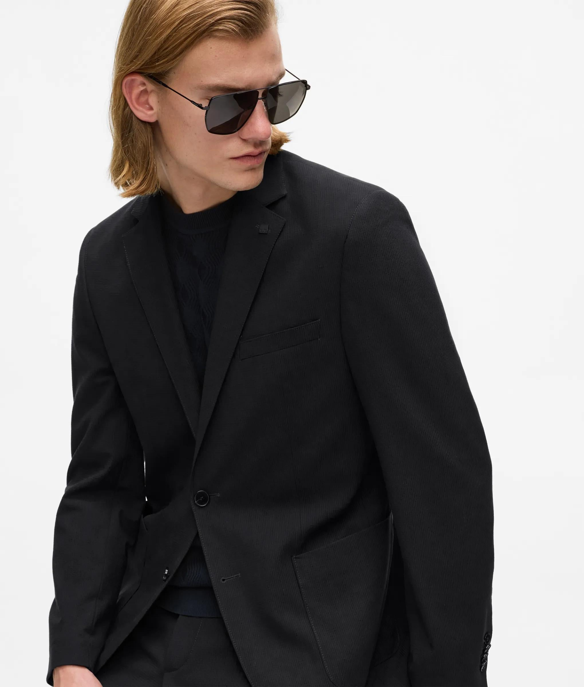 Blazer met patch-zakken