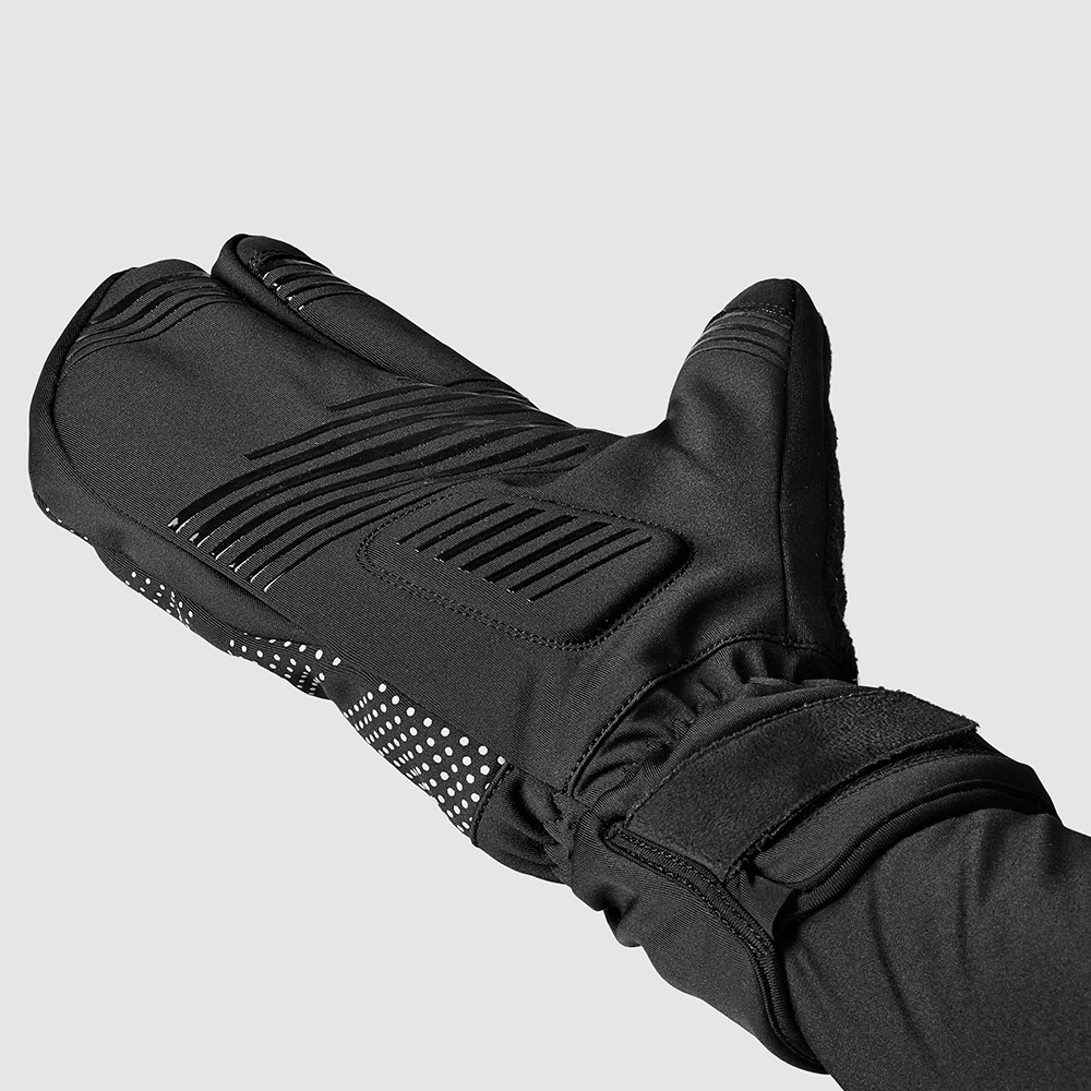 GripGrab Ride Vindtæt Deep Winter Lobster Handsker Sort