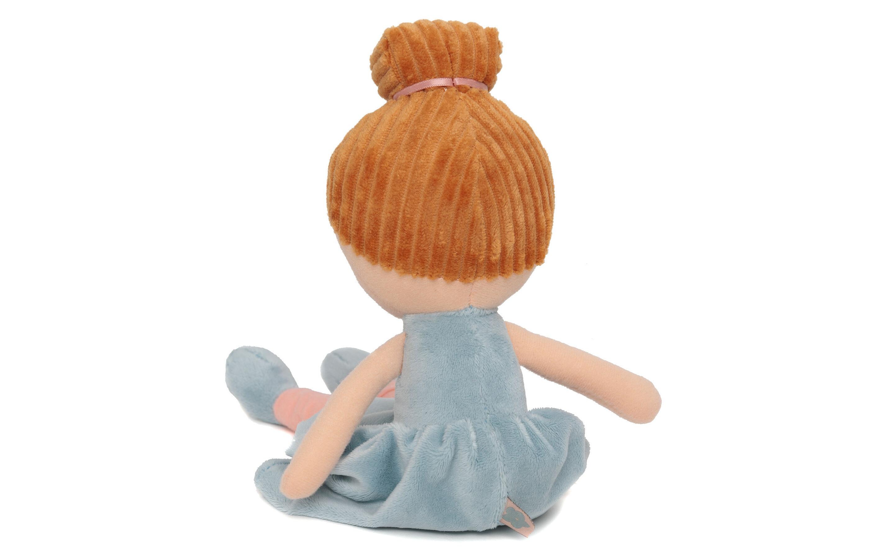 Stoffpuppe Rose 32 cmNiedliche Plüsch-Puppe für unendliche Kuschelmomente