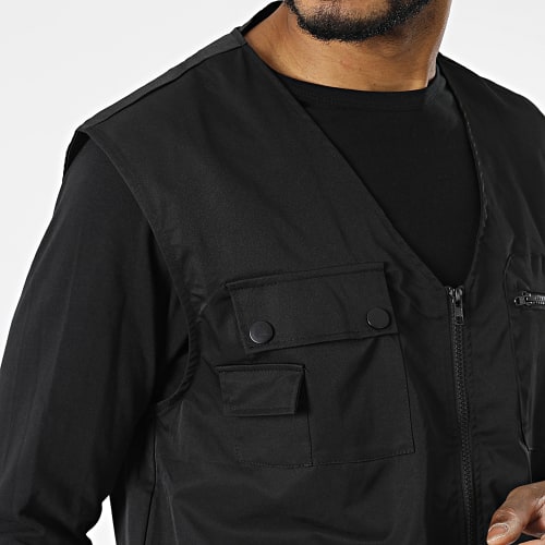 Gilet Zippé Noir