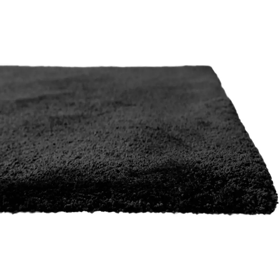 Homie Living Hochflorteppich Pisa schwarz