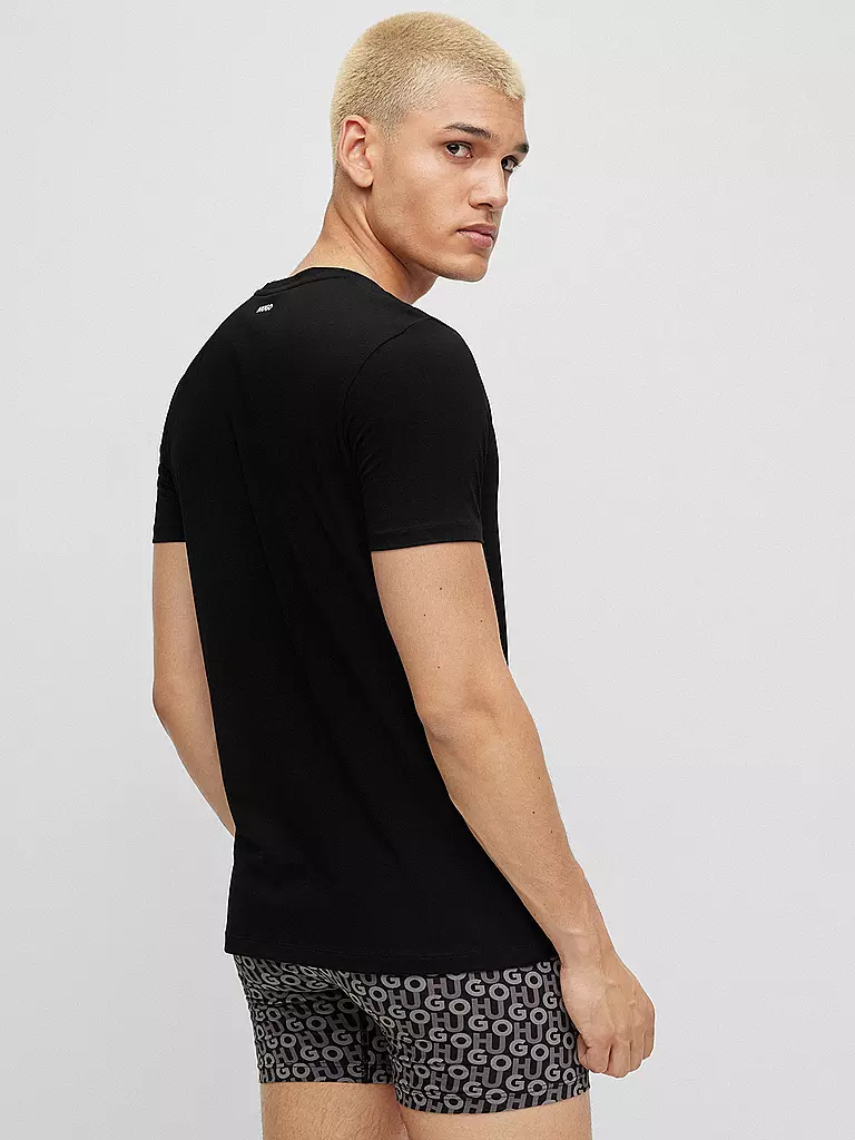 HUGO T-Shirt  2-er Pkg. schwarz