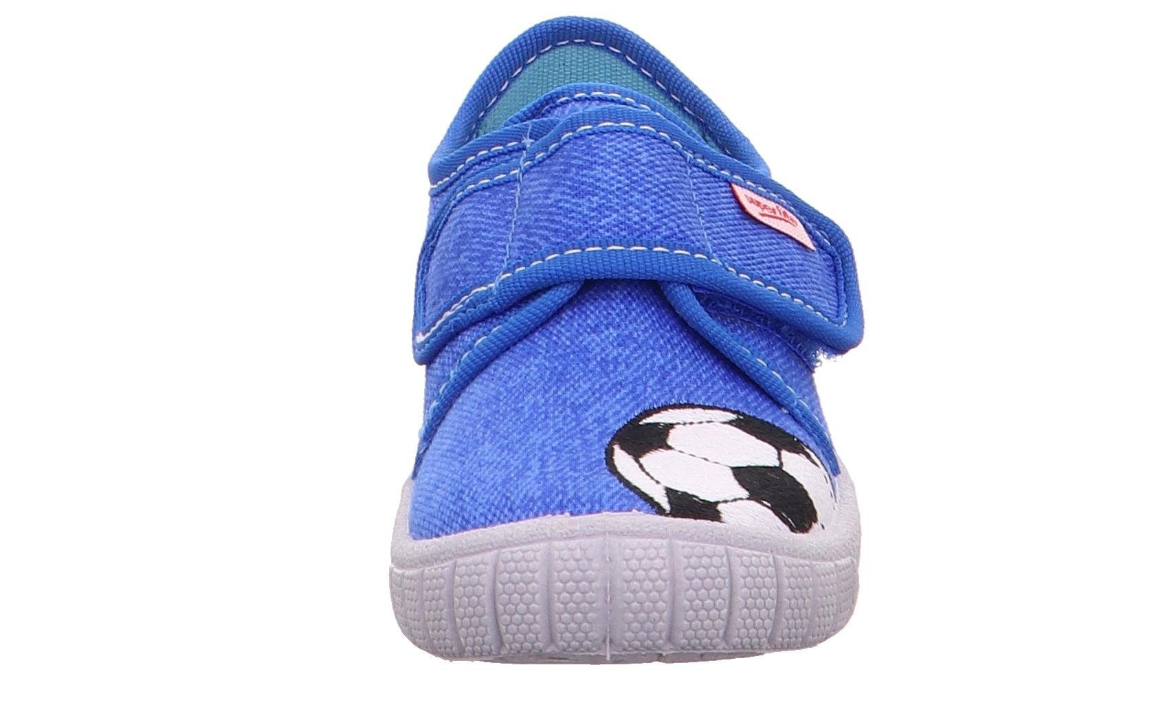 Superfit Hausschuh »Bill WMS: Mittel«  Kindergarten Schuh im Jeans-Look, Grössenschablone zum Download