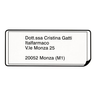 Brother DK-11208 - Ruban d'étiquettes auto-adhésives - 1 rouleau de 400 étiquettes (38 x 90 mm) - fond blanc écriture noire