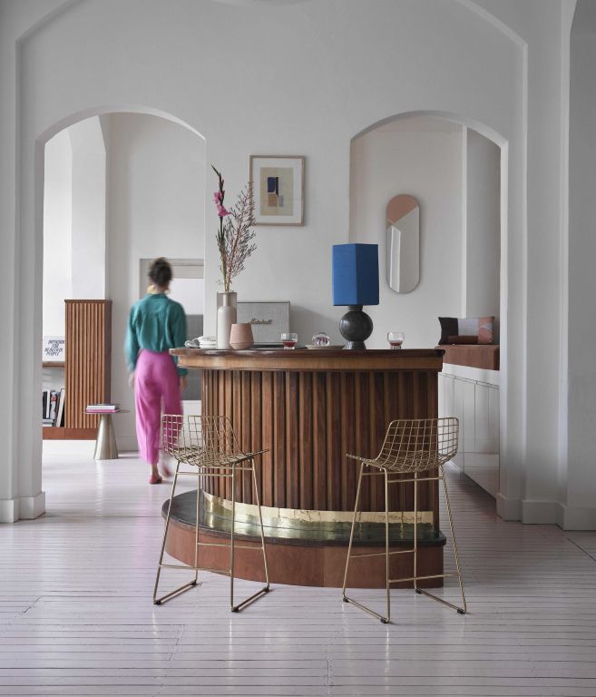 HKliving Wire barkruk zwart