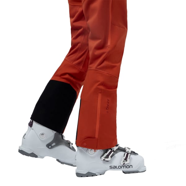 Pantalon ski de randonnée AYAQ NUNATAK HYBRID PANTS W ORANGE SUNRISE