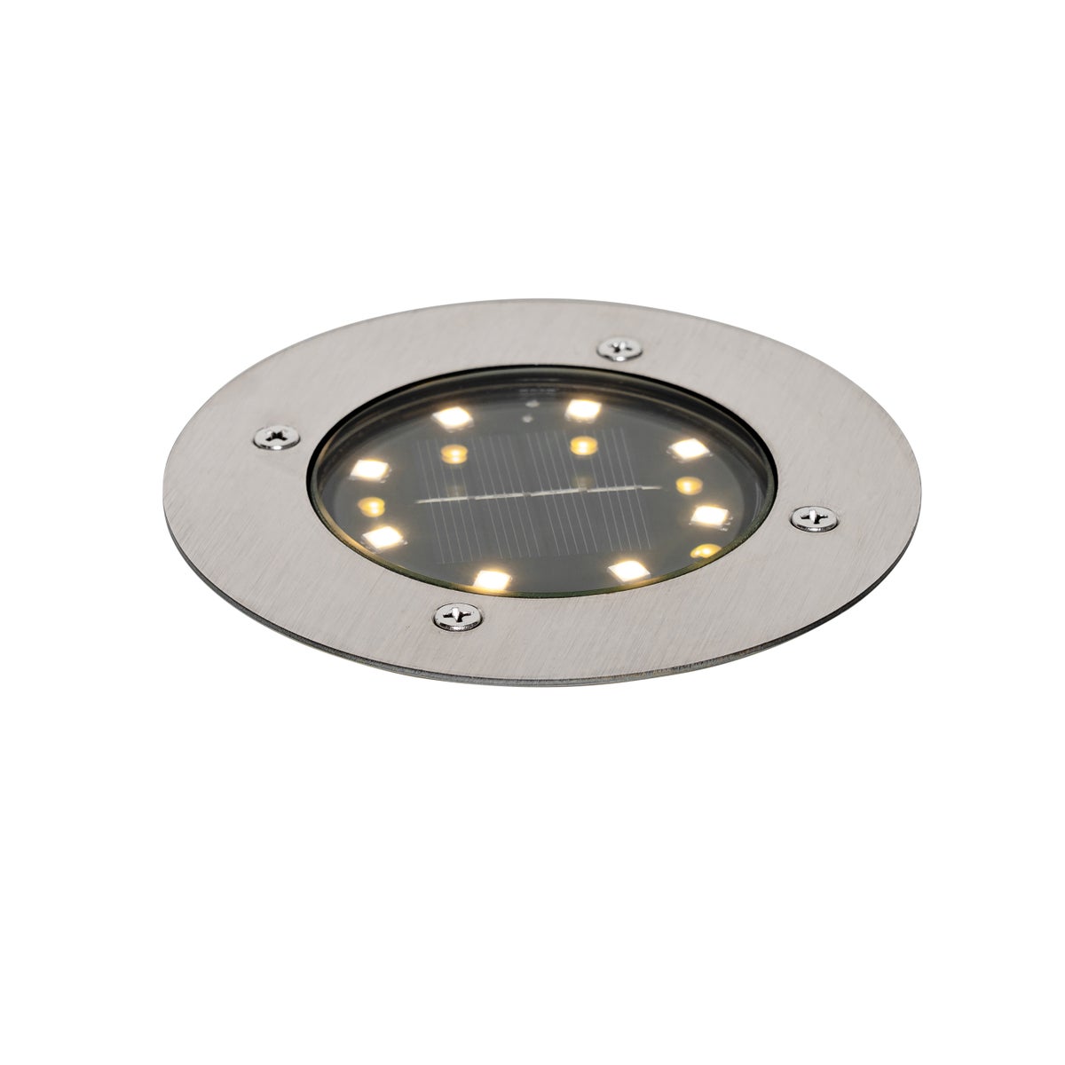 Moderne stalen vloerspot incl. LED IP65 Solar - Terry