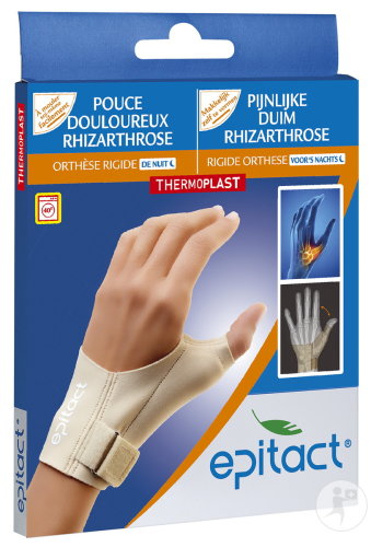 Epitact Orthèse Rigide De Nuit Pouce Douloureux Main Gauche Taille L 1 Pièce