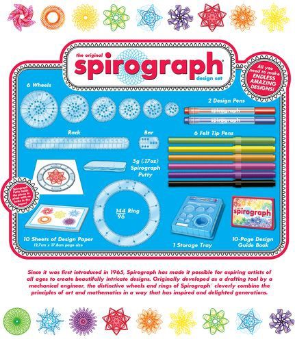 Spirograaf - Design Set In Een Doos - knutselpakket