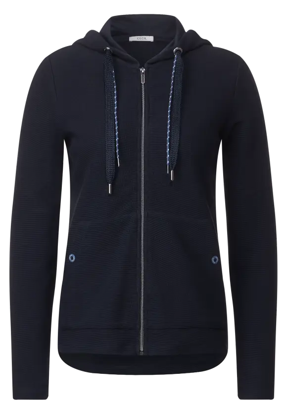Kapuzen Sweatjacke - universal blue