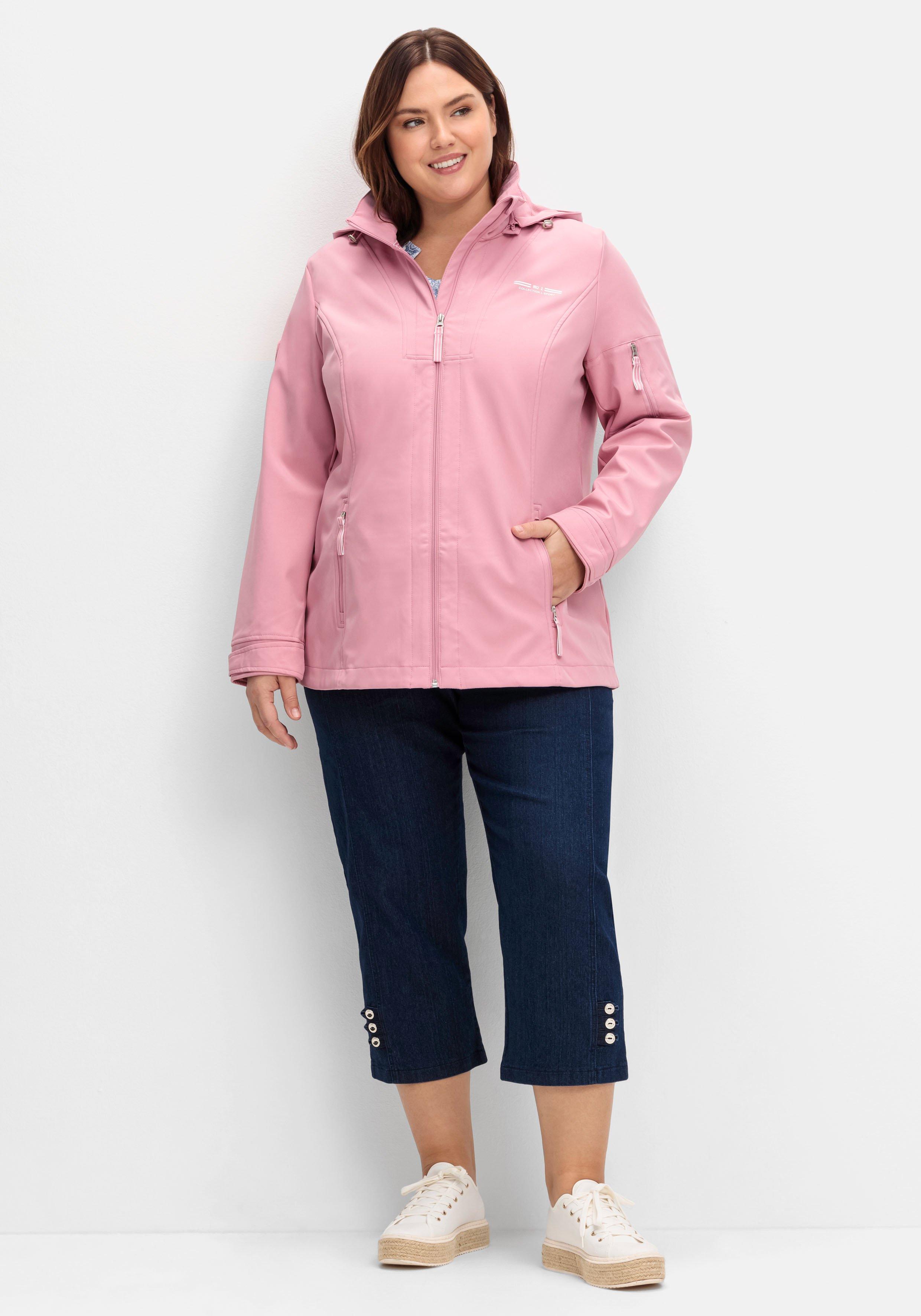 Wind- und wasserabweisende Softshelljacke