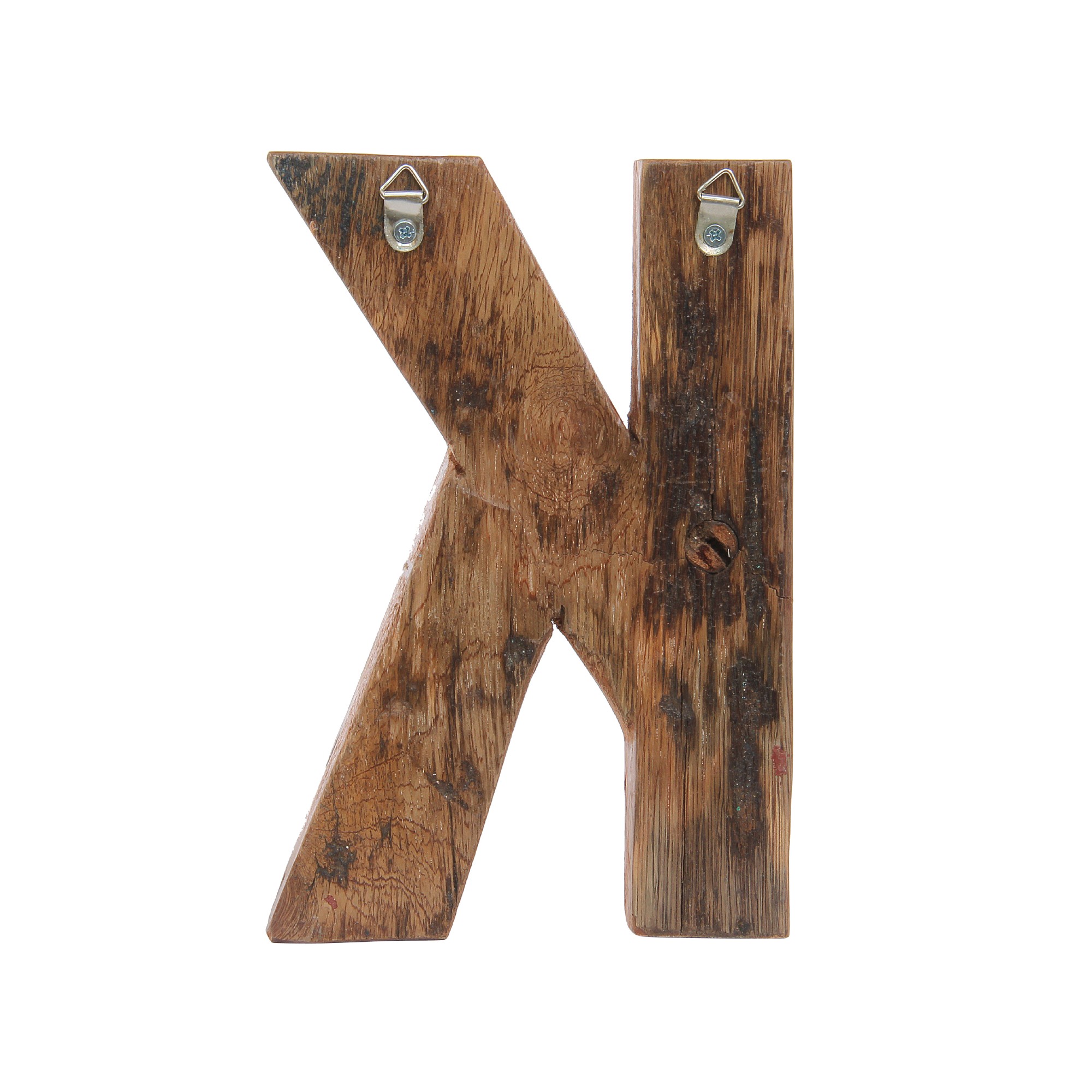 Holzbuchstabe 'K', mehrfarbig, T 2,5 cm, B 13 cm, H 19 cm von fischer's lagerhaus
