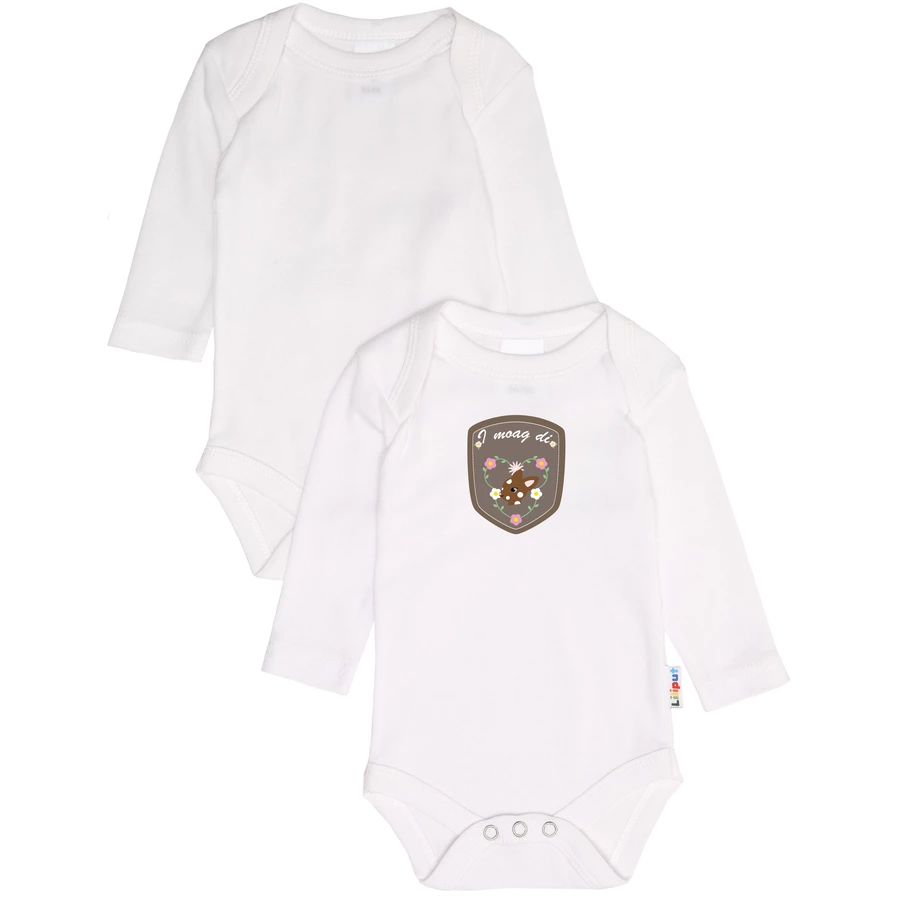 Liliput Baby-Bodies 2er Set weiß