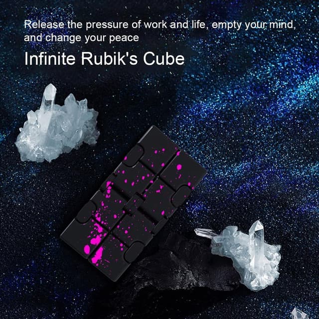 Fidget Toy Infinite Cube Stressaflastningsflipblok