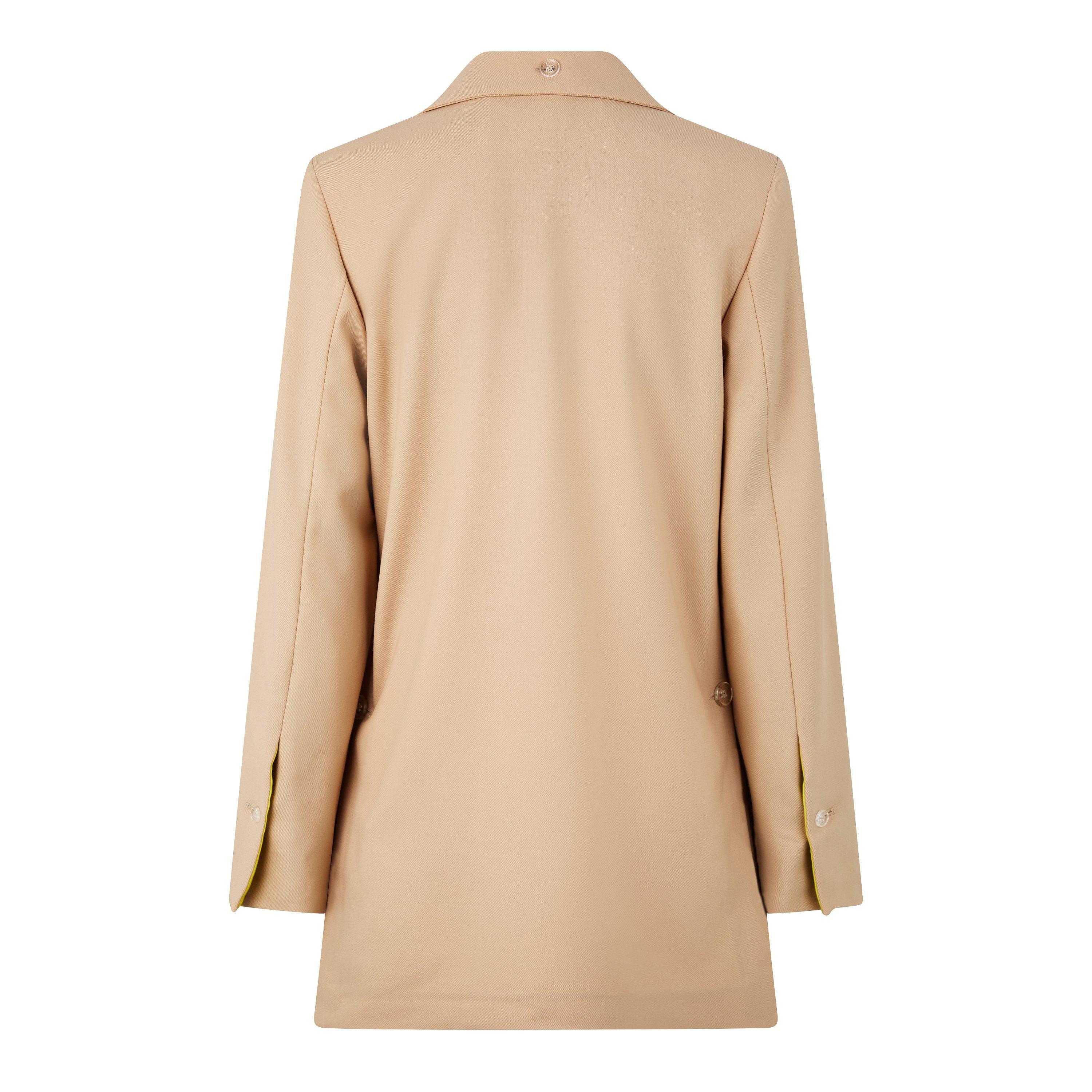Off White Active Light Wool Blend Tomboy Blazer