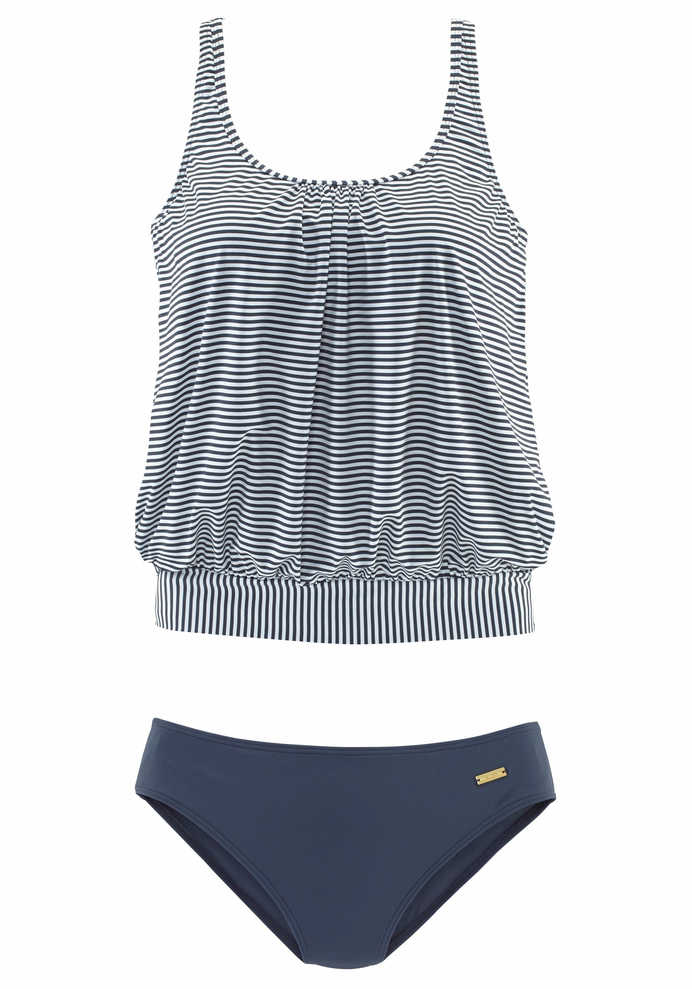 LASCANA Oversize-Tankini »Mona«, im Streifendesign